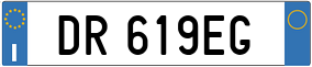 Truck License Plate